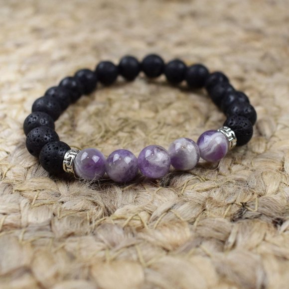 3/$15 - Essential Oil Bracelet – Amethyst - Picture 2 of 8